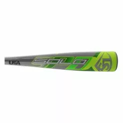 Louisville Slugger Solo Speed -13 USA Baseball Bat: WTLUBSSM1320 Green, Grey -BaseBallBat Sales Shop 5ad9 07 19 31783 2 l