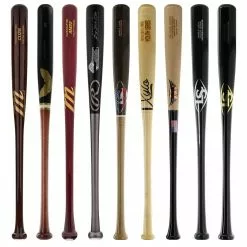 JustBats Pick Your Pack - Youth Wood 2-Pack - Gold Brown, Black, Natural, Maroon, Grey, Silver, White, Gold -BaseBallBat Sales Shop 5c87 12 21 34151 9 pack 25 l