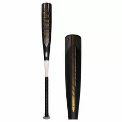 Victus Vandal -10 USSSA Baseball Bat: VSBVX10 Black, Gold, White