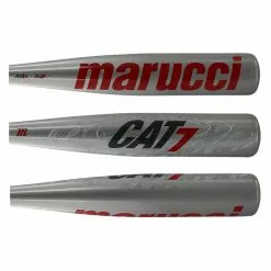 Marucci CAT7 Silver -5 USSSA Baseball Bat: MSBC725S Silver -BaseBallBat Sales Shop 65b4 07 20 marucci cat 7 silver 5 usssa baseball bat msbc725s 33419 5 l