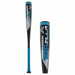 2022 Anderson Techzilla -10 USSSA Baseball Bat: YB22ZILLA10 Black, Blue