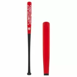 Brett Bros. Thunder Bamboo/Maple Wood ASA Slow Pitch Softball Bat: SST500 Black/Red Red, Black
