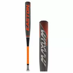 2022 Easton Maxum Ultra -5 USSSA Baseball Bat: SL22MX58 Black, Orange, Silver