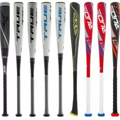 JustBats Pick Your Pack - USSSA Baseball 2-Pack - Platinum Blue, White, Grey, Black, Red, Yellow -BaseBallBat Sales Shop 6e5b 12 21 35230 9 pack 5 l