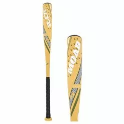 Rude American USA 2022 Rude American MOAB Speed -10 USSSA Baseball Bat: SLMOAB10S Green, Tan, White