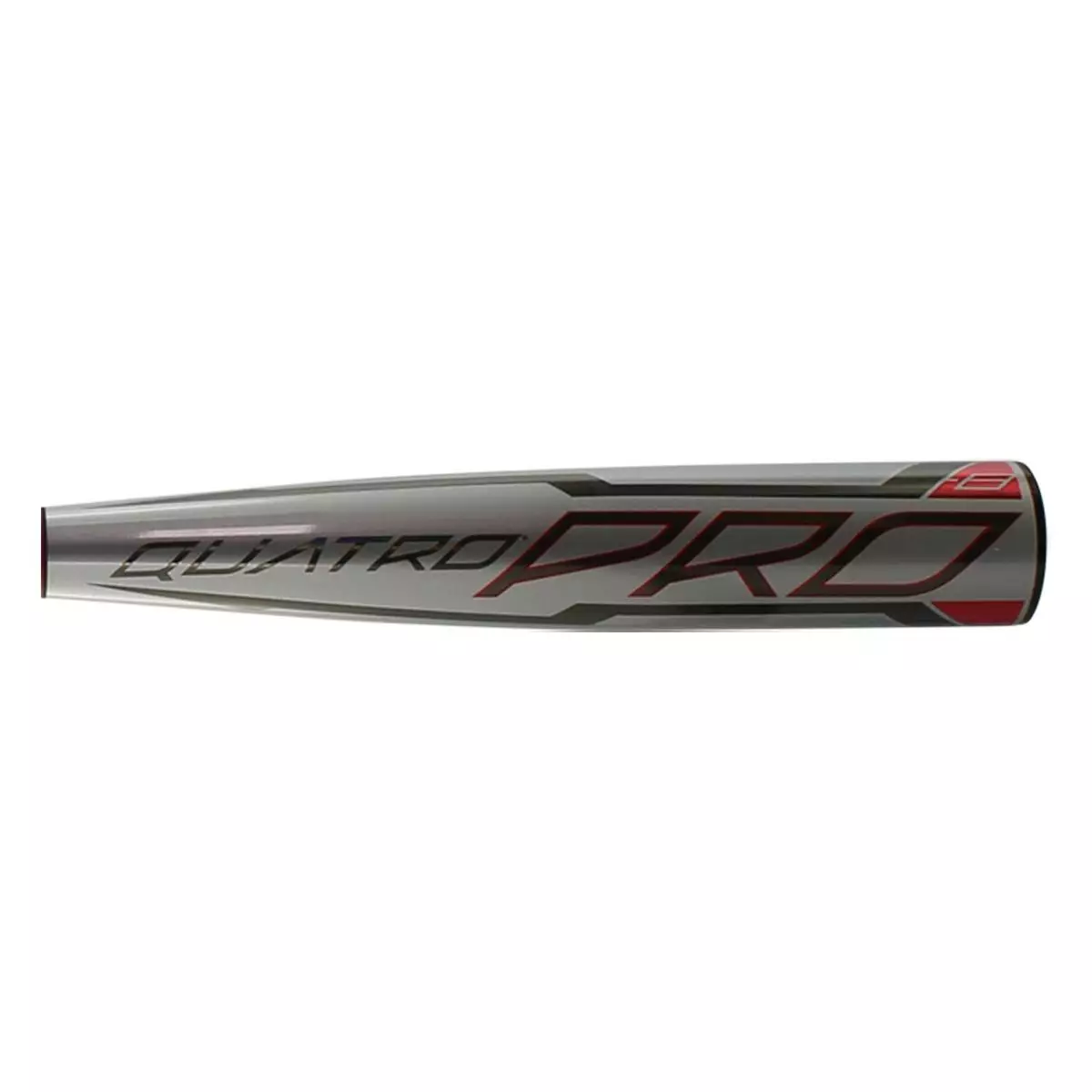 Rawlings Quatro Pro -8 USA Baseball Bat: US1Q8 Black, Grey, Red 5 Rawlings Quatro Pro -8 USA Baseball Bat: US1Q8 Black, Grey, Red - Image 3