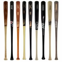 JustBats Pick Your Pack - Adult Wood 3-Pack - Platinum Black, White, Blue, Natural, Maroon, Red, Brown, Gold, Grey, Navy -BaseBallBat Sales Shop 710f 11 21 34994 9 pack 19 l