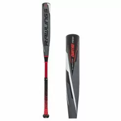 2022 Rawlings Quatro Pro MAX BBCOR Baseball Bat: BB2QM3 Black, Grey, Red