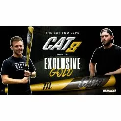 Marucci CAT8 -8 USSSA Baseball Bat: MSBC88GB Gold