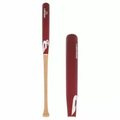 B45 Premium Cristian Pache Birch Wood Baseball Bat: MAGIC14 Natural, Red