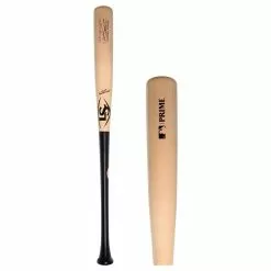 Louisville Slugger MLB Prime Schwarber Maple Wood Baseball Bat: WBL2439010 Black, Natural