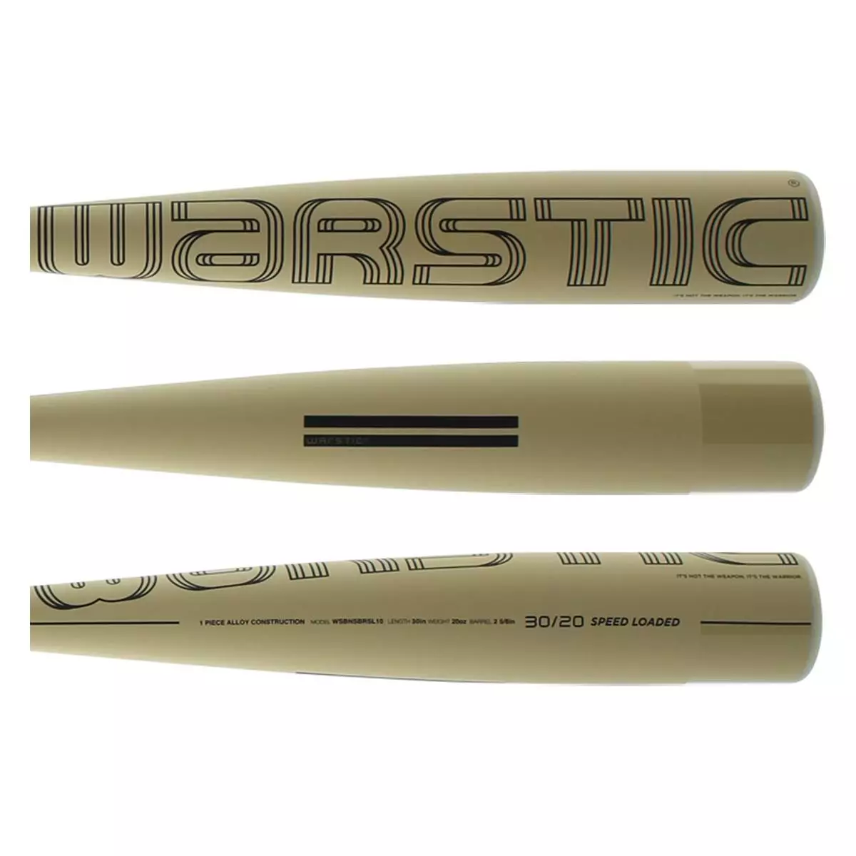 Warstic Bonesaber -10 USSSA Baseball Bat: MBBSRWH10 Natural 4 Warstic Bonesaber -10 USSSA Baseball Bat: MBBSRWH10 Natural - Image 2