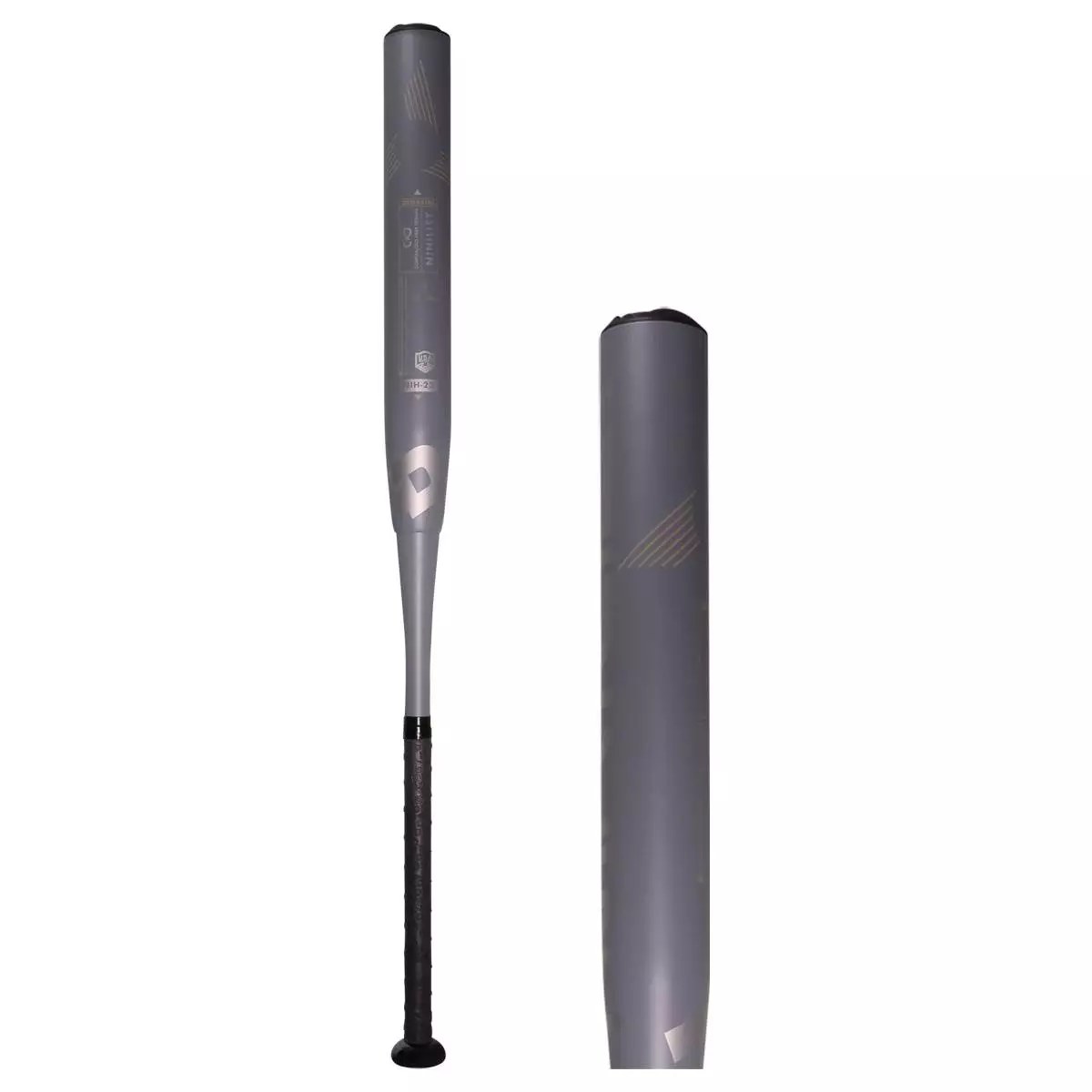 2022 DeMarini Nihilist OG 13" Midload USA Slow Pitch Softball Bat: WTDXNIH-22 Silver, Grey 3 2022 DeMarini Nihilist OG 13" Midload USA Slow Pitch Softball Bat: WTDXNIH-22 Silver, Grey