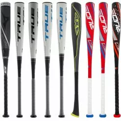 JustBats Pick Your Pack - USSSA Baseball 2-Pack - Platinum Blue, White, Grey, Black, Red, Yellow -BaseBallBat Sales Shop 772f 12 21 35230 9 pack 6 l