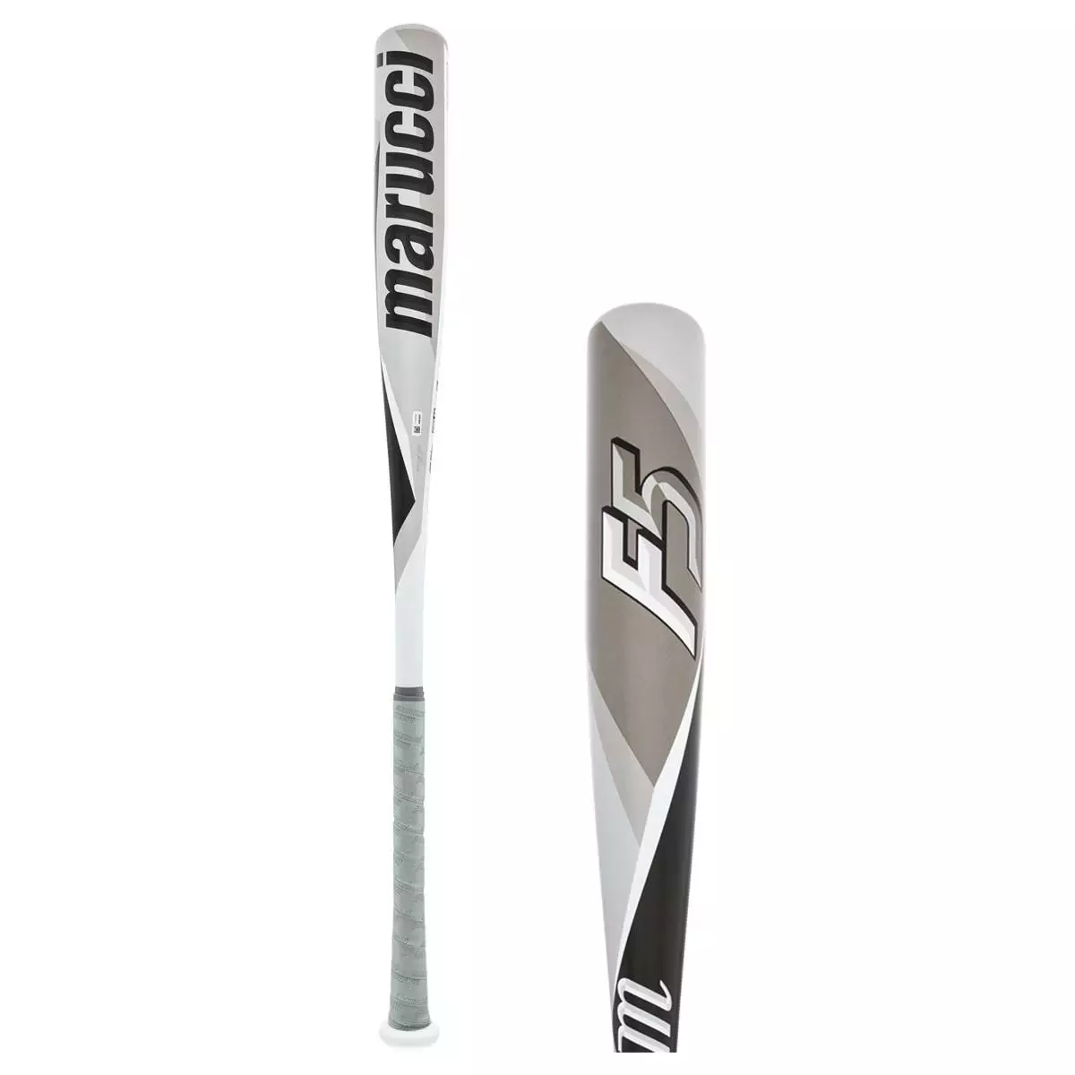 Marucci F5 BBCOR Baseball Bat: MCBF53 Black, Silver, White 3 Marucci F5 BBCOR Baseball Bat: MCBF53 Black, Silver, White