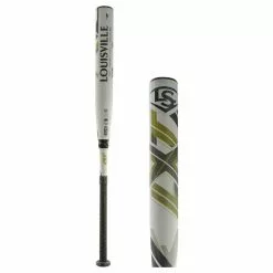 Louisville Slugger LXT -9 Fastpitch Softball Bat: WBL2453010 Gold, Grey, White
