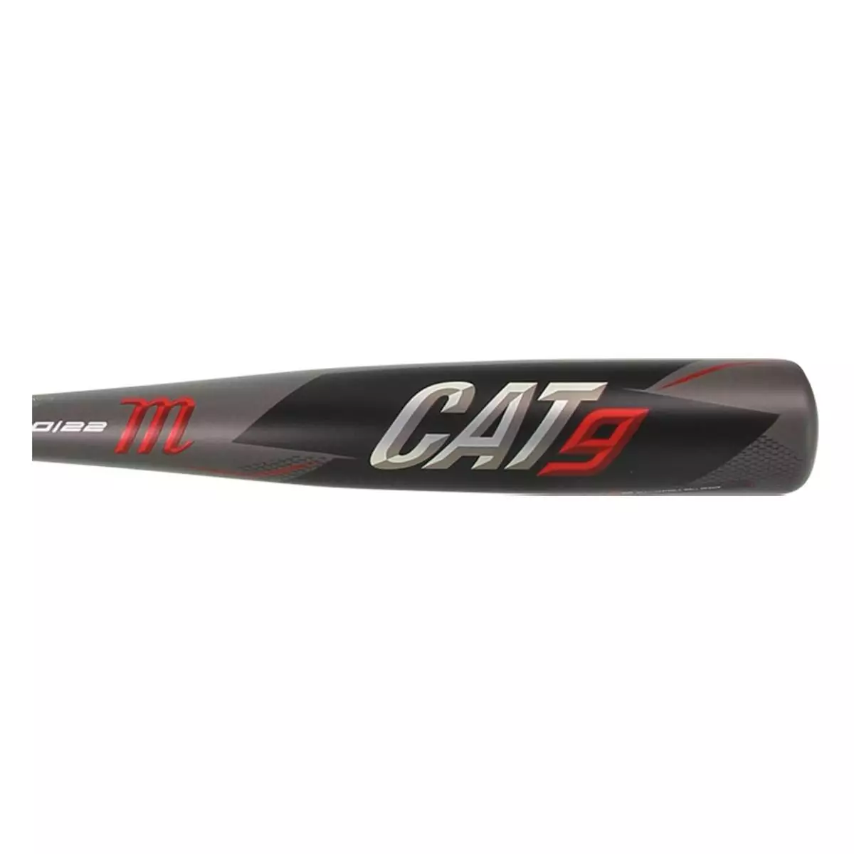 Marucci CAT9 -8 USSSA Baseball Bat: MSBC98 Black, Grey, Red 5 Marucci CAT9 -8 USSSA Baseball Bat: MSBC98 Black, Grey, Red - Image 3