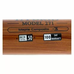 BamBooBat Bamboo/Maple Composite Wood BBCOR Baseball Bat: HBBG271 Black, Brown -BaseBallBat Sales Shop 7c36 10 21 bamboobat bamboo maple composite wood bbcor baseball bat hbbg271 29776 4 l