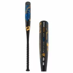 2022 DeMarini Uprising -10 USSSA Junior Big Barrel Baseball Bat: WBD2234010 Black, Blue, Gold