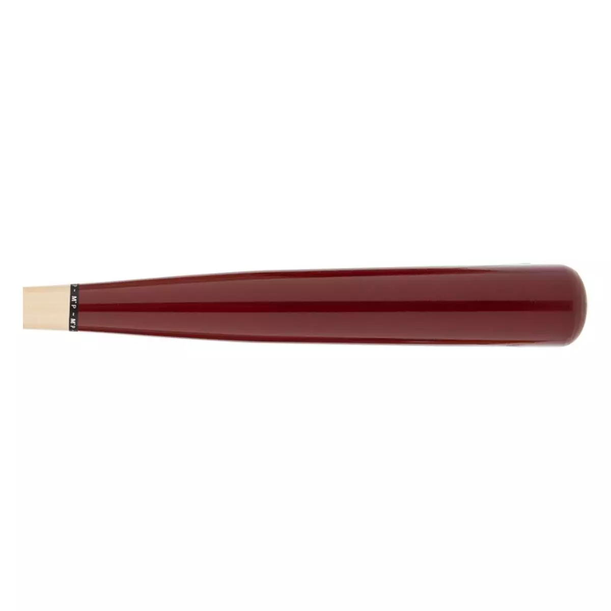 M^Powered H2TC™ Pro Maple Wood Baseball Bat: H2TCI13 Maroon, Natural 5 M^Powered H2TC™ Pro Maple Wood Baseball Bat: H2TCI13 Maroon, Natural - Image 3