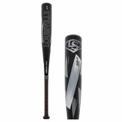 2022 Louisville Slugger Solo -10 USSSA Junior Big Barrel Baseball Bat: WBL2535010 Black, Grey, Silver