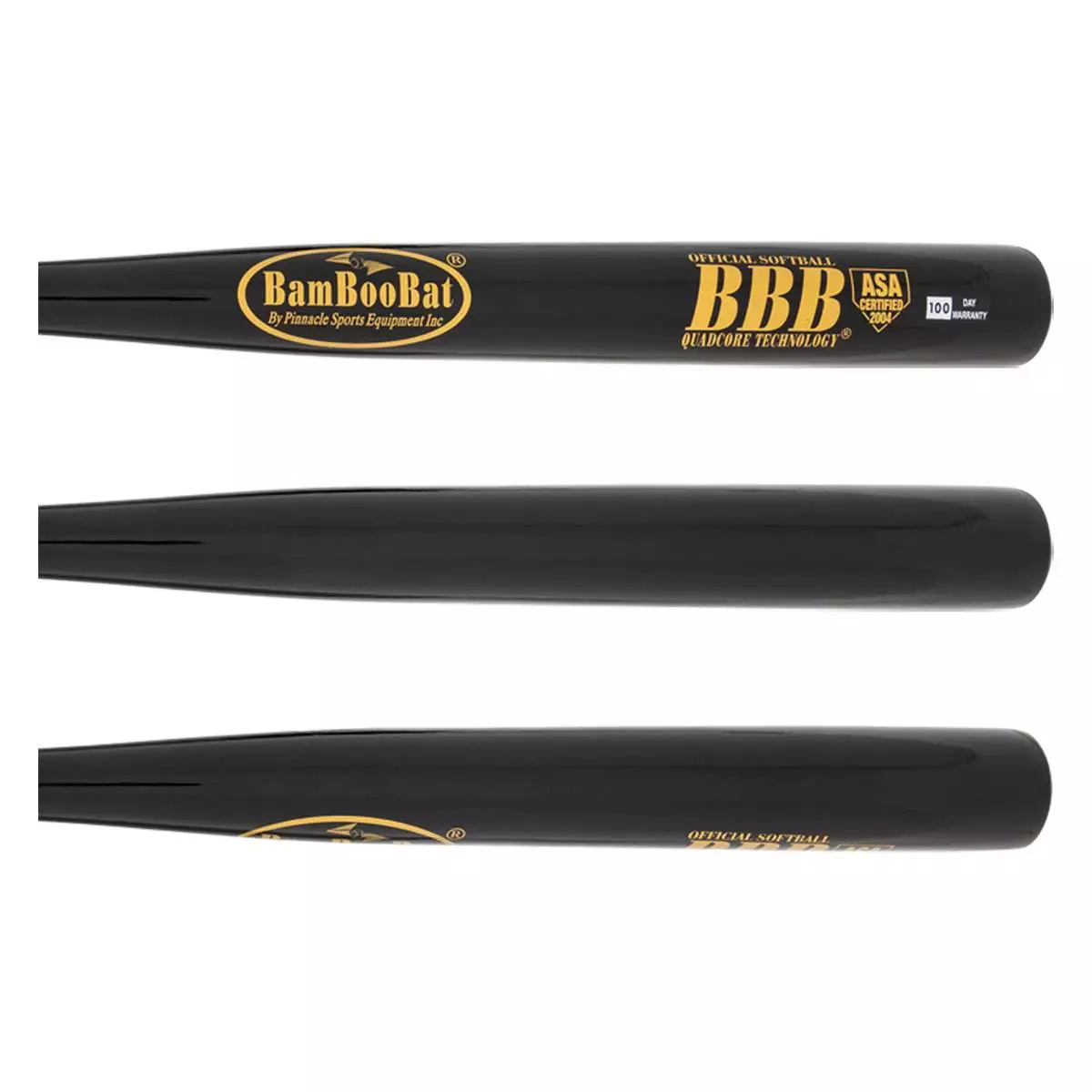 BamBooBat Bamboo Wood ASA Slow Pitch Softball Bat: HNBB34S Natural/Black Black, Natural 4 BamBooBat Bamboo Wood ASA Slow Pitch Softball Bat: HNBB34S Natural/Black Black, Natural - Image 2