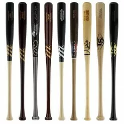 JustBats Pick Your Pack - Youth Wood 2-Pack - Gold Brown, Black, Natural, Maroon, Grey, Silver, White, Gold -BaseBallBat Sales Shop 8140 07 21 34151 9 pack 4 l