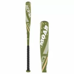 Rude American USA 2022 Rude American MOAB Power -5 USSSA Baseball Bat: SLMOAB5P Green, Tan, White