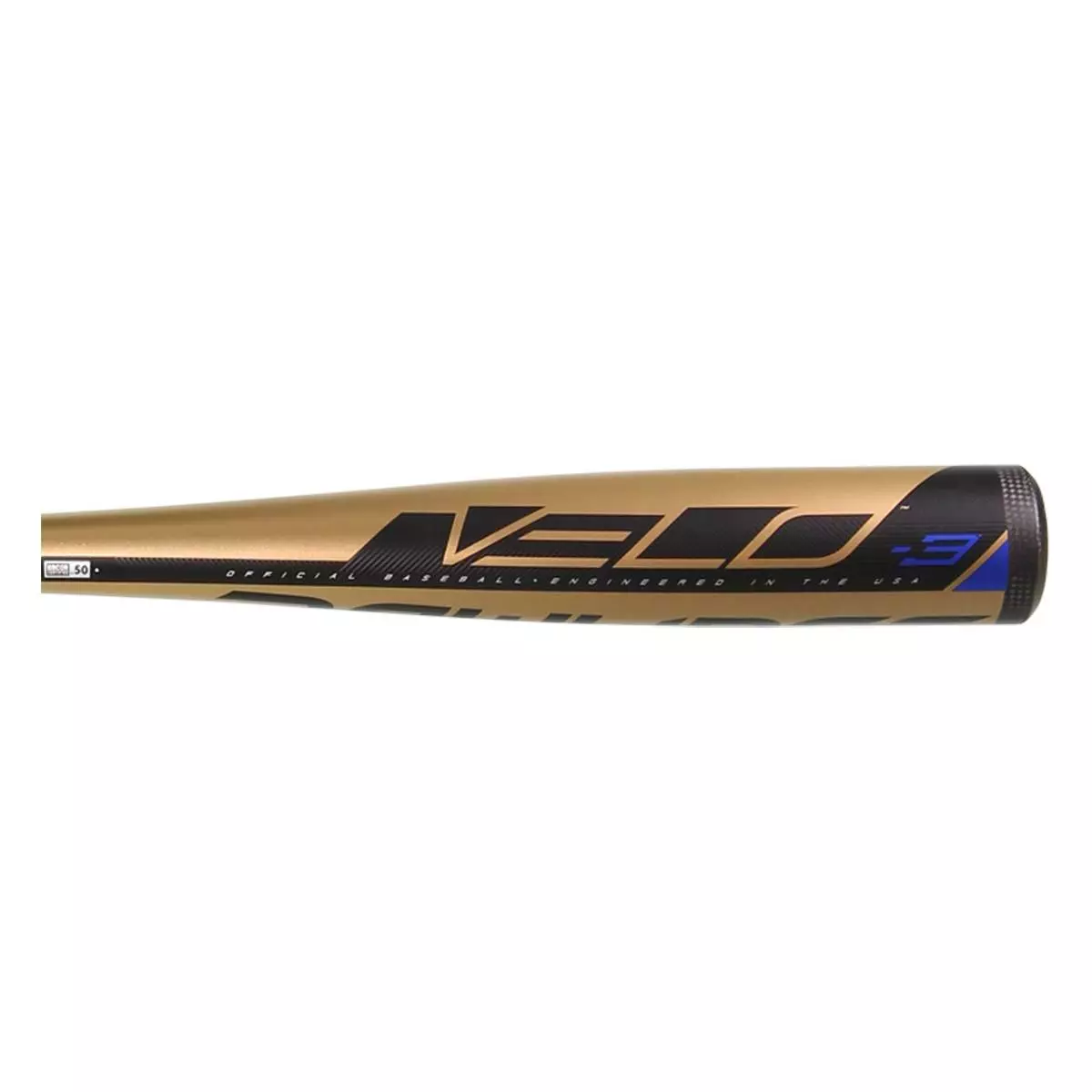 Rawlings VELO BBCOR Baseball Bat: BB9V3 Black, Gold 5 Rawlings VELO BBCOR Baseball Bat: BB9V3 Black, Gold - Image 3