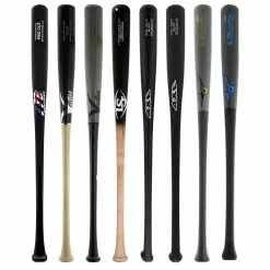 JustBats Pick Your Pack - Adult Wood 2-Pack - Diamond Black, Grey, Natural, Brown, Blue -BaseBallBat Sales Shop 8795 12 21 34154 8 pack 6 l