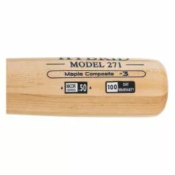 BamBooBat Bamboo/Maple Composite Wood BBCOR Baseball Bat: HCBN271 Blue, Natural -BaseBallBat Sales Shop 8cde 12 21 bamboobat bamboo maple composite wood bbcor baseball bat hcbn271 31987 4 l