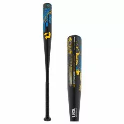 2022 DeMarini Uprising -11 USA Baseball Bat: WBD2235010 Black, Blue, Gold