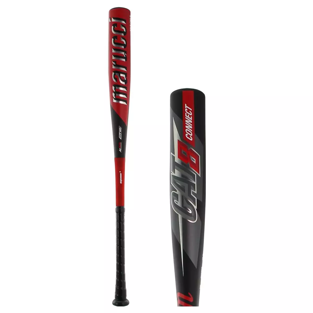 Marucci CAT8 Connect Black BBCOR Baseball Bat: MCBCC8CB Black, Red 10 Marucci CAT8 Connect Black BBCOR Baseball Bat: MCBCC8CB Black, Red - Image 8
