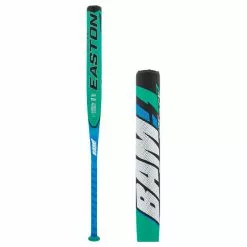 2022 Easton Comic BAM Fire Flex 13.5" Balanced USSSA 240 Slow Pitch Softball Bat: SP22BAMB Blue, Teal