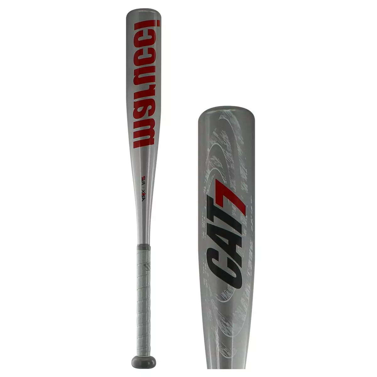 Marucci CAT7 Silver -10 Junior Big Barrel Baseball Bat: MJBBC72S Silver 4 Marucci CAT7 Silver -10 Junior Big Barrel Baseball Bat: MJBBC72S Silver - Image 2