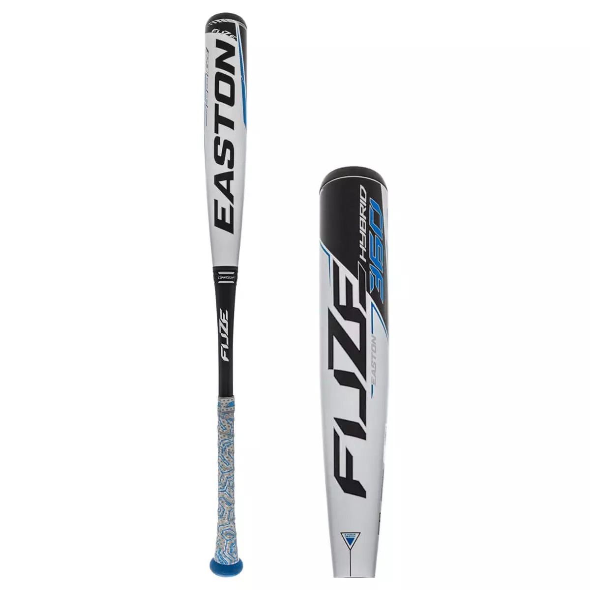 Easton Fuze Hybrid 360 BBCOR Baseball Bat: BB20FZH Black, Silver, Blue 3 Easton Fuze Hybrid 360 BBCOR Baseball Bat: BB20FZH Black, Silver, Blue