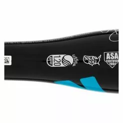 DeMarini Bustos -13 Fastpitch Softball Bat: WTDXBFP19 Black, Blue -BaseBallBat Sales Shop 98fe 12 21 demarini bustos 13 fastpitch softball bat wtdxbfp19 30013 4 l