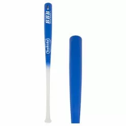 BamBooBat Bamboo Wood Youth Baseball Bat: YHWBU100D Blue, White