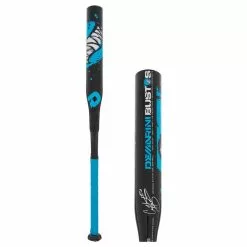 DeMarini Bustos -13 Fastpitch Softball Bat: WTDXBFP19 Black, Blue