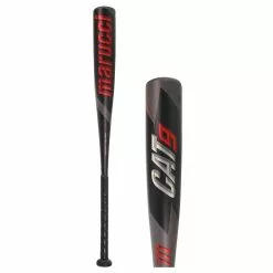 Marucci CAT9 -8 USSSA Baseball Bat: MSBC98 Black, Grey, Red