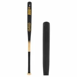 BamBooBat Bamboo Wood ASA Slow Pitch Softball Bat: HNBB34S Natural/Black Black, Natural
