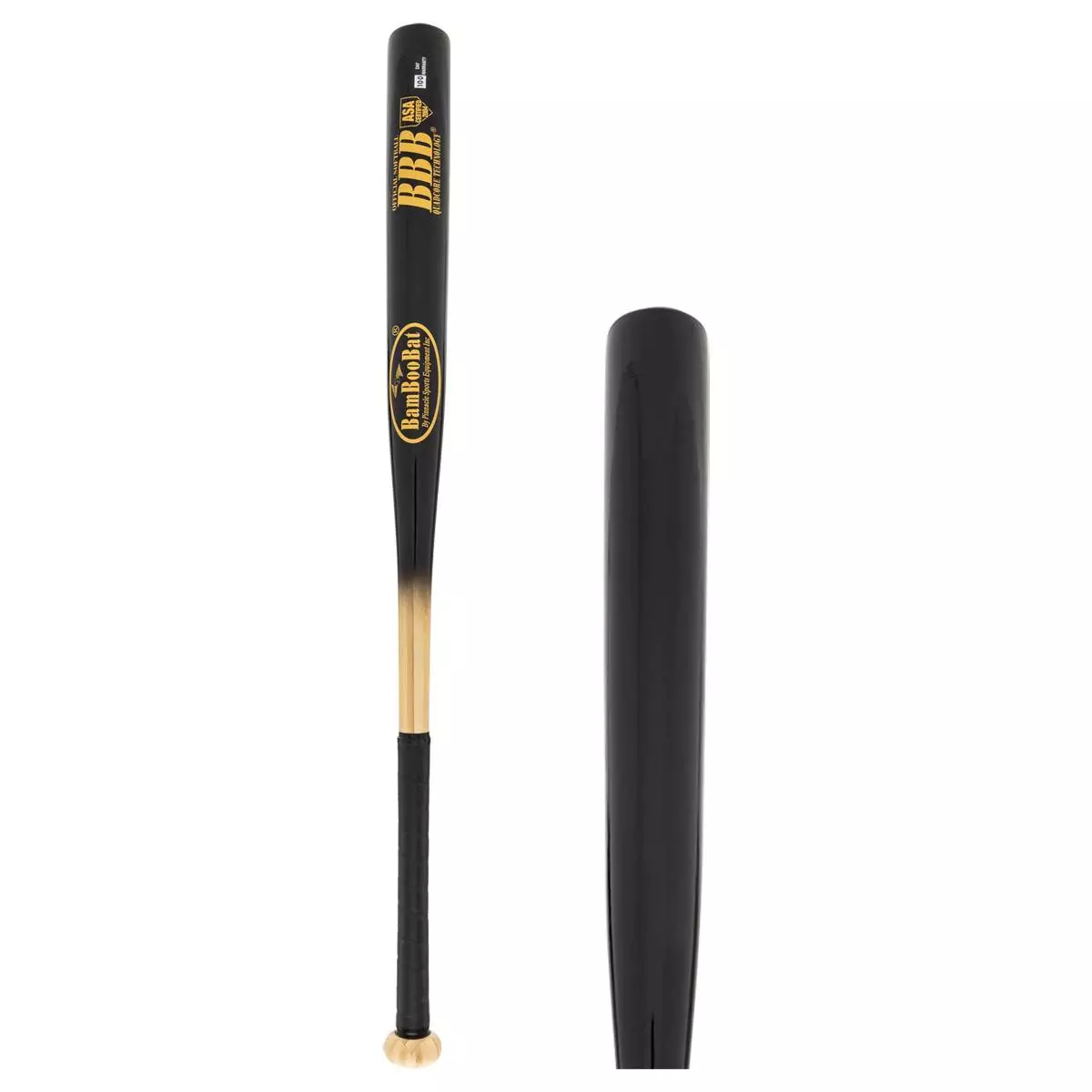 BamBooBat Bamboo Wood ASA Slow Pitch Softball Bat: HNBB34S Natural/Black Black, Natural 3 BamBooBat Bamboo Wood ASA Slow Pitch Softball Bat: HNBB34S Natural/Black Black, Natural