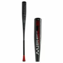 Stinger Bat Co Stinger Missile BBCOR Baseball Bat: BBMSLE3 Black, Grey, Red