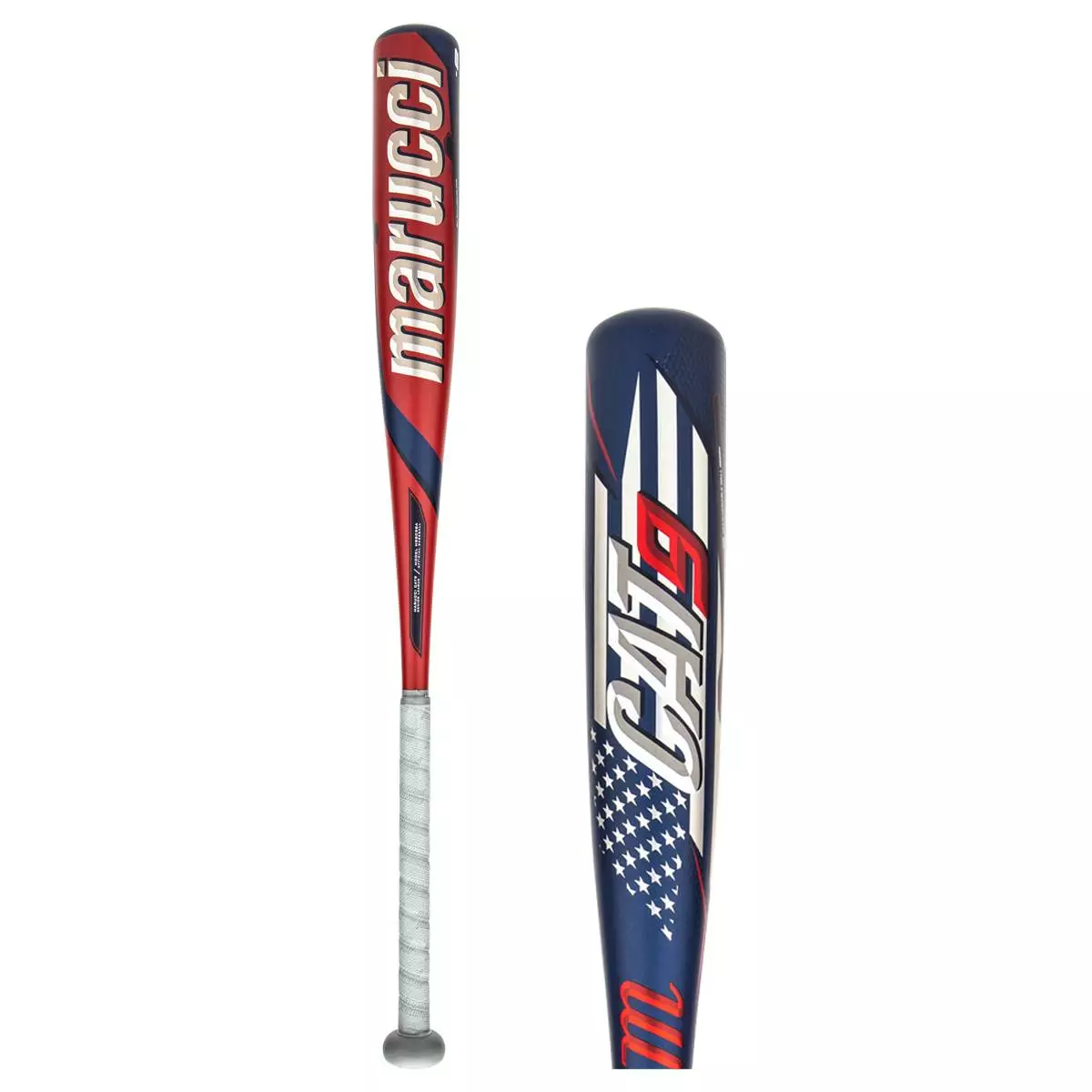 Marucci CAT9 Pastime -8 USSSA Baseball Bat: MSBC98A Blue, Red, White 3 Marucci CAT9 Pastime -8 USSSA Baseball Bat: MSBC98A Blue, Red, White