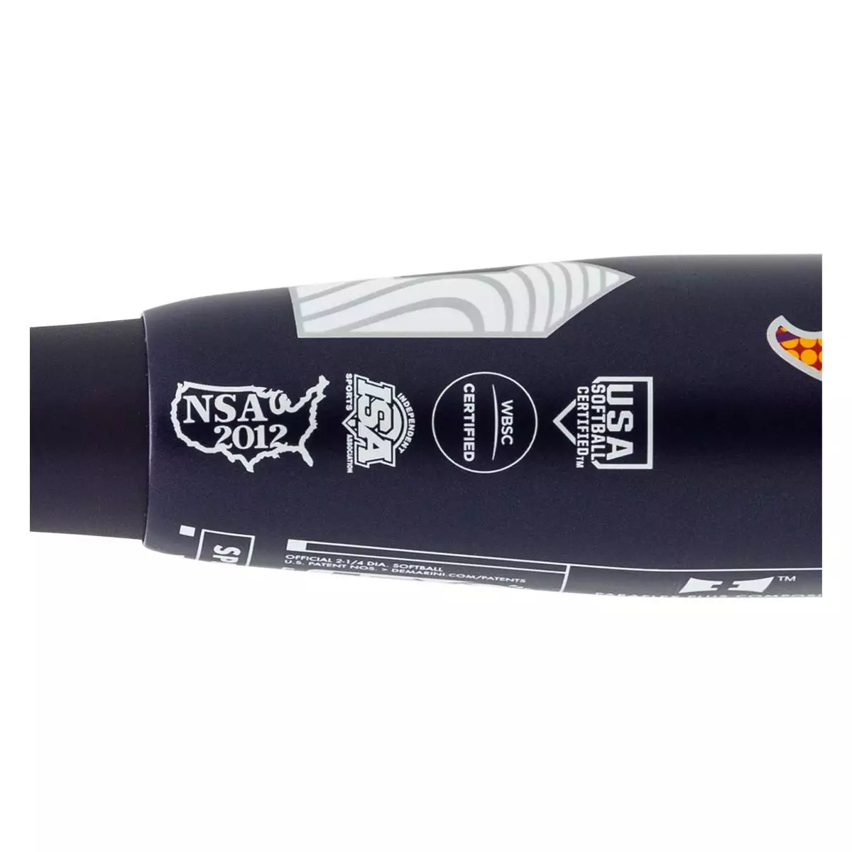2022 DeMarini Spryte -12 Fastpitch Softball Bat: WTDXSPF22 Orange, Purple 6 2022 DeMarini Spryte -12 Fastpitch Softball Bat: WTDXSPF22 Orange, Purple - Image 4