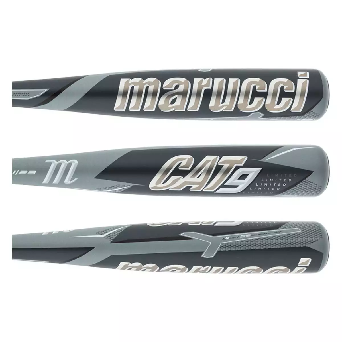 Marucci CAT9 -8 USSSA Baseball Bat: MSBC98GS Black, Gold, Silver 4 Marucci CAT9 -8 USSSA Baseball Bat: MSBC98GS Black, Gold, Silver - Image 2
