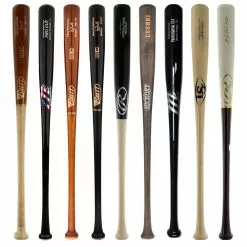 JustBats Pick Your Pack - Adult Wood 2-Pack - Platinum Black, White, Brown, Maroon, Red, Grey, Natural, Navy, Blue, Gold -BaseBallBat Sales Shop aa71 10 21 34147 9 pack 17 l