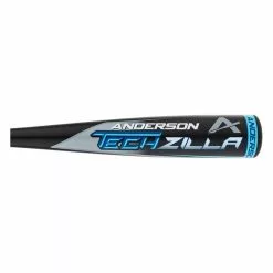 2022 Anderson Techzilla -10 USSSA Baseball Bat: YB22ZILLA10 Black, Blue -BaseBallBat Sales Shop abcf 08 21 2022 anderson techzilla 10 usssa baseball bat yb22zilla10 35063 3 l