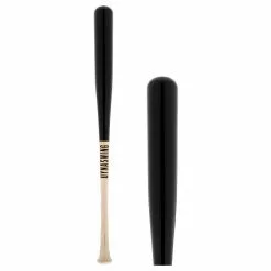 Dynaswing LLC Dynaswing Maple Wood Training Baseball Bat: DMTB Black, Natural
