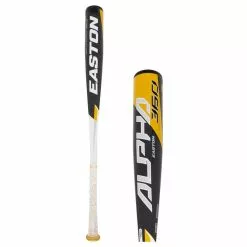 Easton Alpha 360 BBCOR Baseball Bat: BB20AL Gold, Grey, White